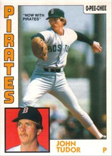 1984 O-Pee-Chee Baseball Cards 171     John Tudor#{Now with Pirates